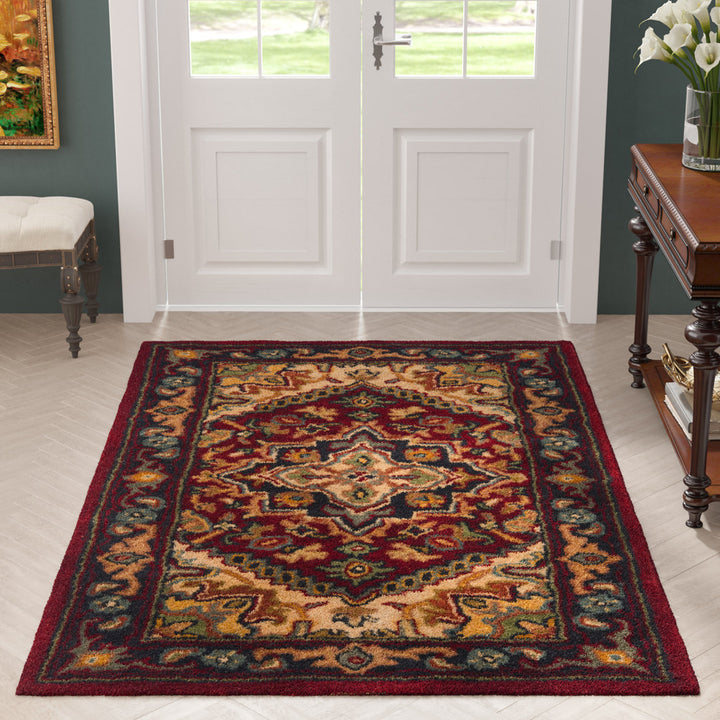 Balthrop Hand Tufted Wool Oriental Rug Astoria Grand Rug Size: Rectangle 6' x 9'