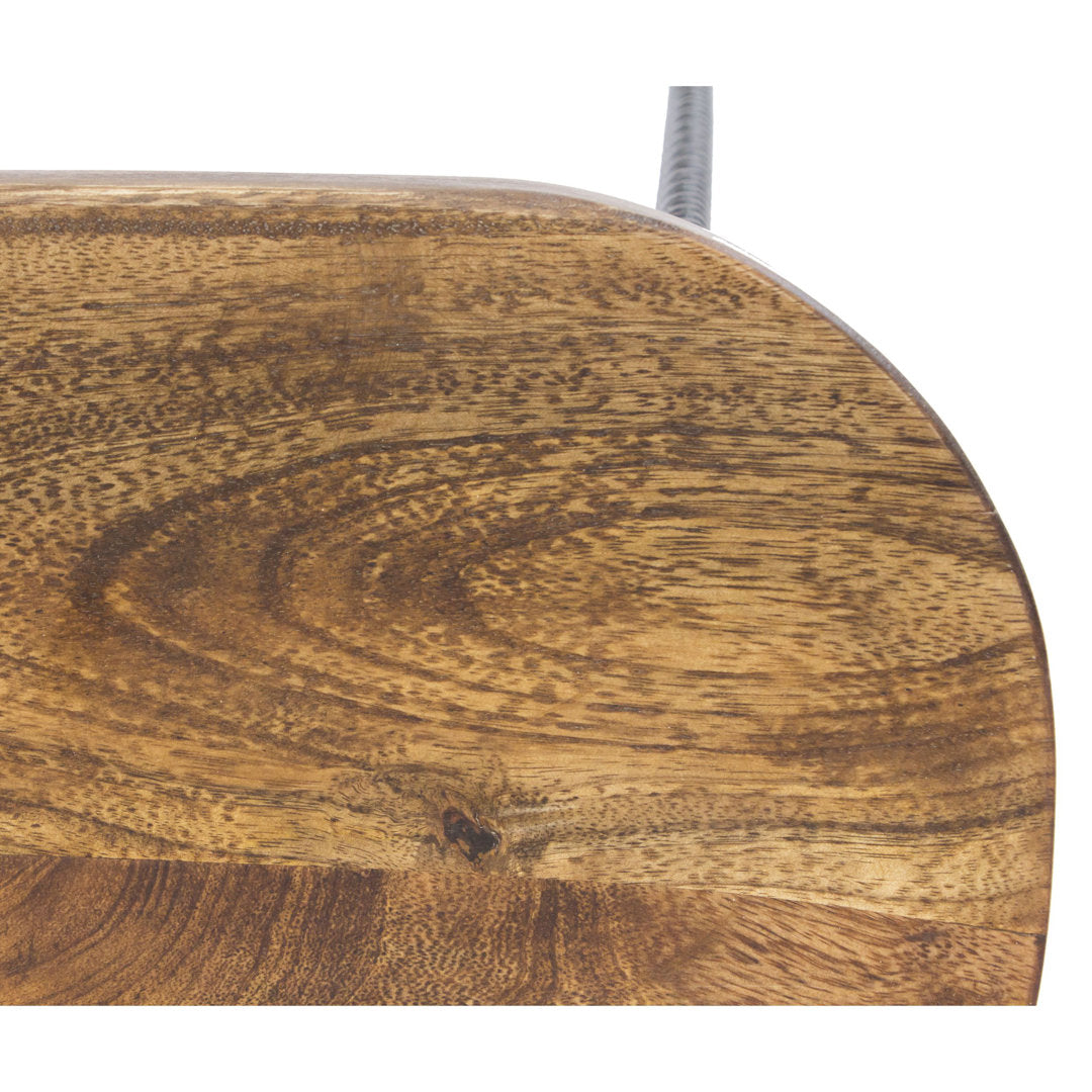 Travon Solid Wood 28" Bar Stool Union Rustic