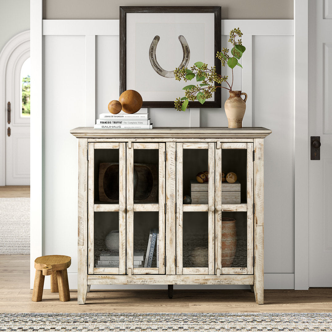 Eau Claire 4 - Door Accent Cabinet Kelly Clarkson Home Color: Scrimshaw