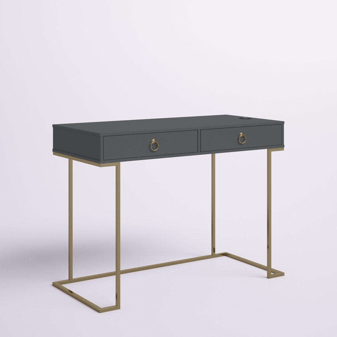 Battista Writing Desk Willa Arlo™ Interiors Color (Top): Graphite Gray