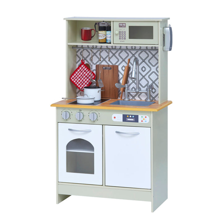 Teamson Kids Little Chef Boston Wooden Play Kitchen Teamson Kids Color: Beige