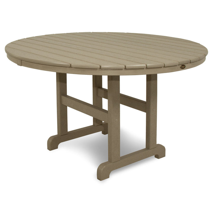 Monterey Bay Round Dining Table Trex Outdoor Color: Black