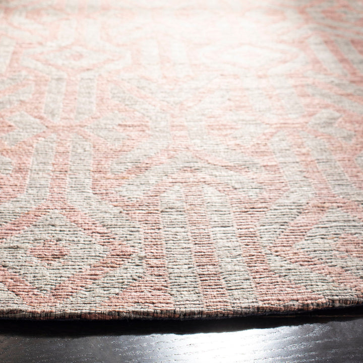 Laumer Hand Woven 80% Jute, 20% Cotton Geometric Rug Mercer41