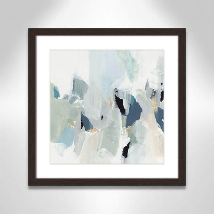 Little Talks II by Isabelle Z - Picture Frame Print on Canvas Casa Fine Arts Size: 17" H x 17" W x 1.25" D Format: Walnut Picture Framed Paper