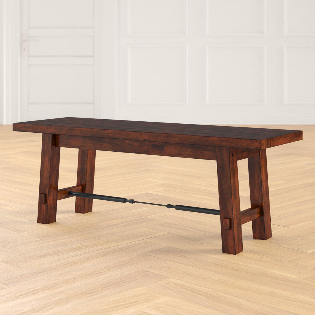 Husnayn Solid Wood Bench Union Rustic