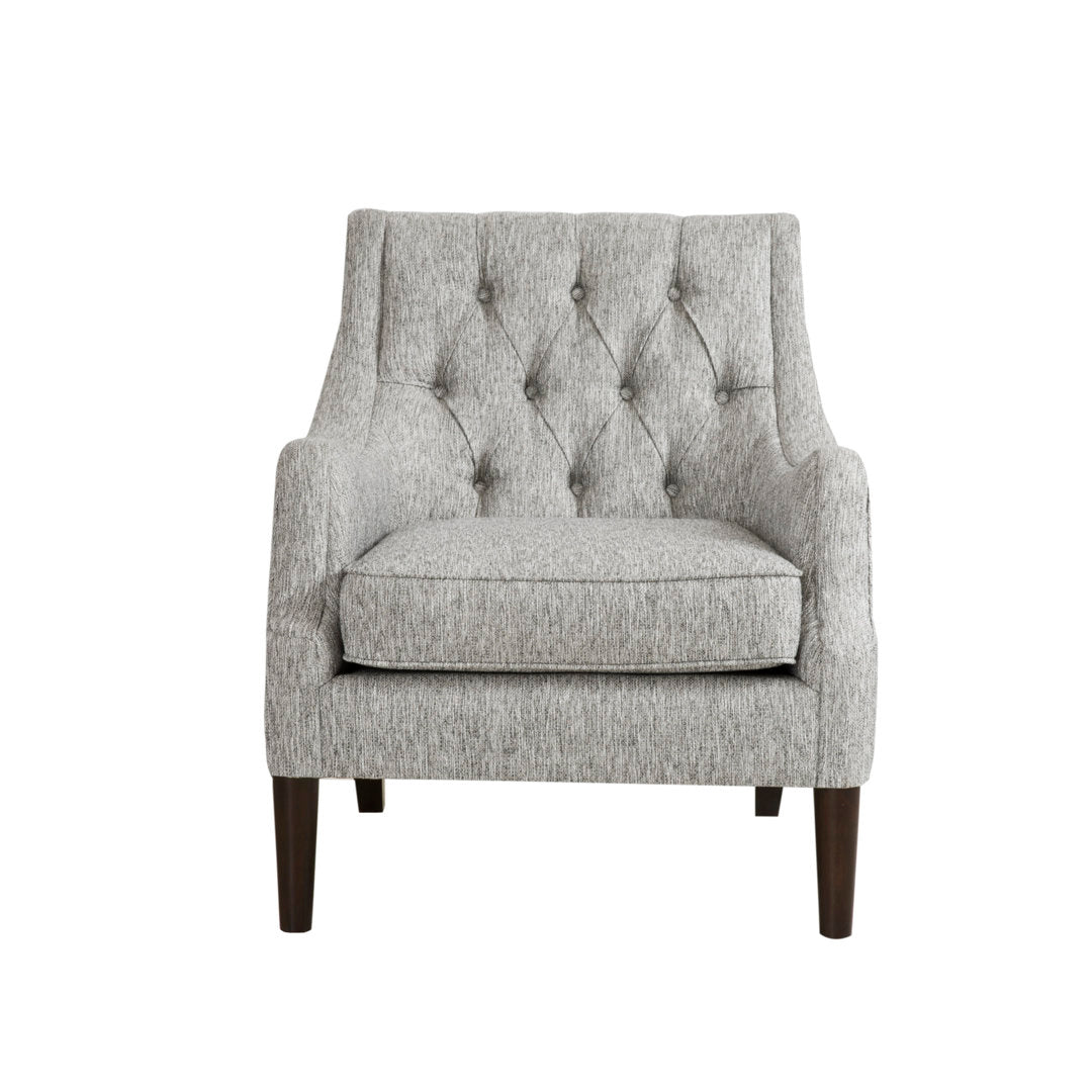 Anatonia 29.25" Wide Tufted Wingback Chair Birch Lane™ Fabric: Gray