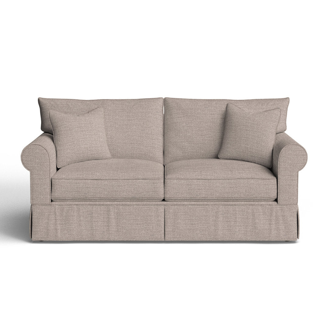 Amari 83" Slipcovered Sofa Wayfair Custom Upholstery™ Fabric: Canvas Granite Sunbrella® Canvas