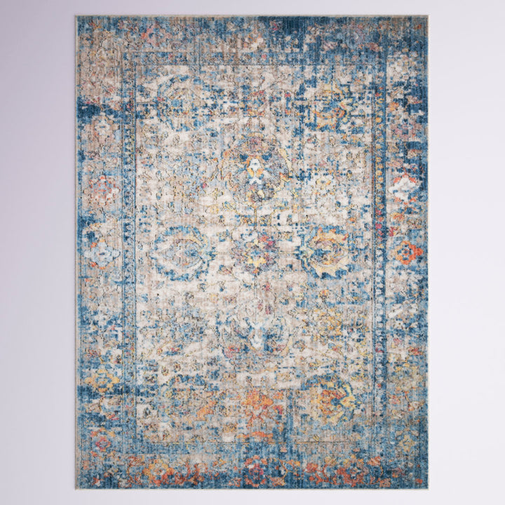 Beauviore Oriental Blue Area Rug Langley Street® Rug Size: Rectangle 7'10" x 10'6"