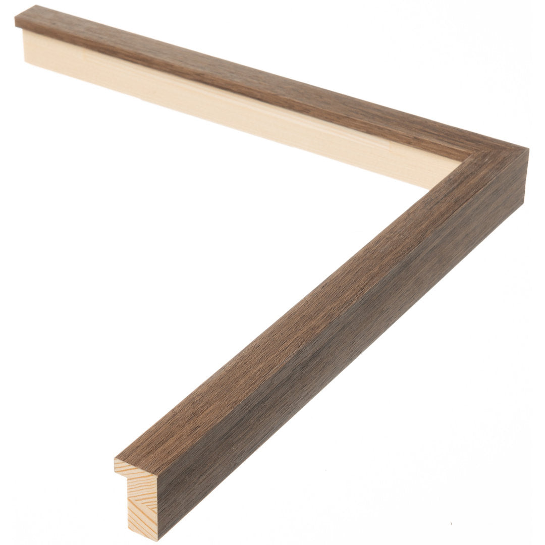 Green and Gray I by Victoria Barnes - Wrapped Canvas Painting Orren Ellis Size: 12" H x 8" W   Format: Walnut Single Picture Framed, Mat Included: No