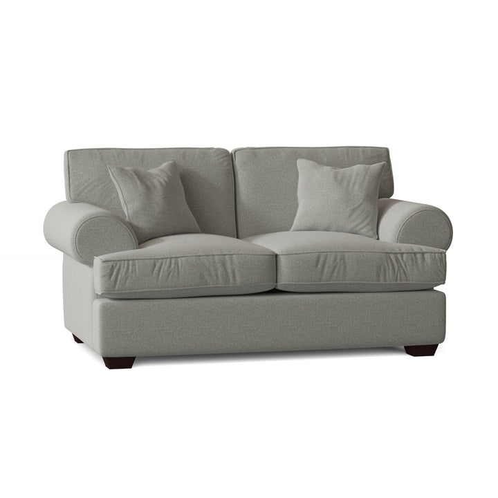 67" Recessed Arm Loveseat Birch Lane™ Fabric: Vault Spa Performance