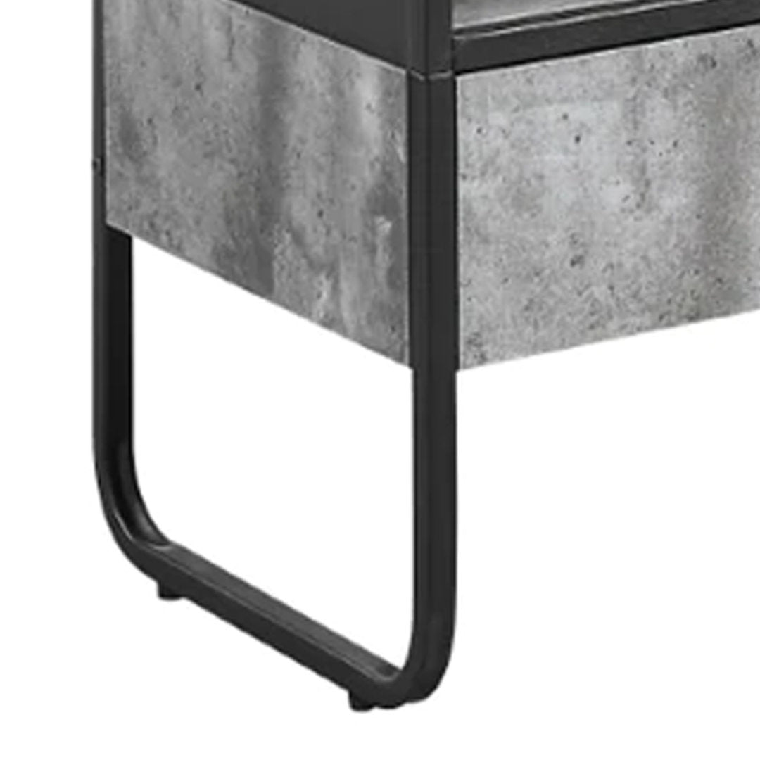 Solid Wood TV Stand for TVs up to 65" Benjara