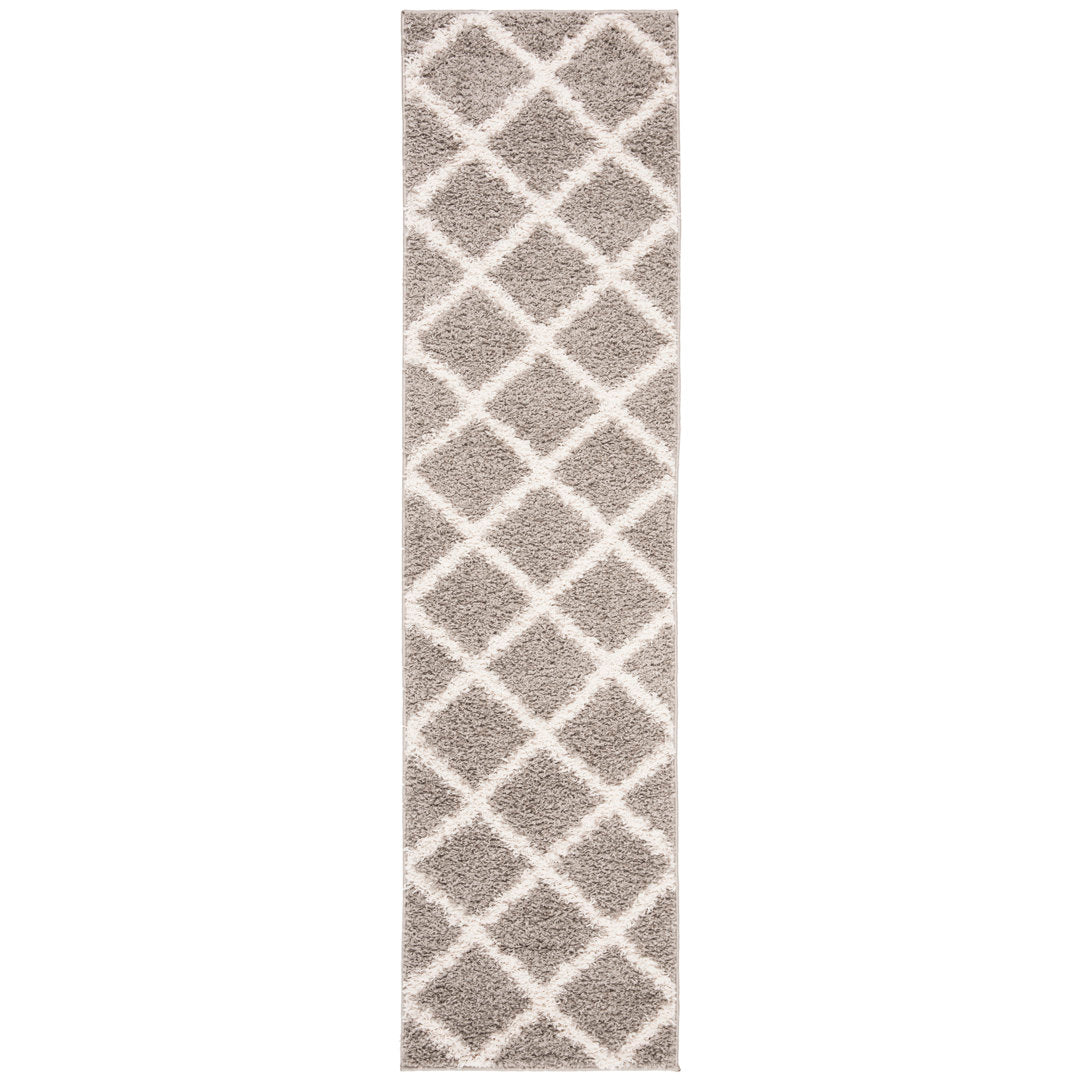 Darrol Performance Geometric Rug House of Hampton® Rug Size: Runner 2'3" x 10' Pile Height: Ultra Plush 2"