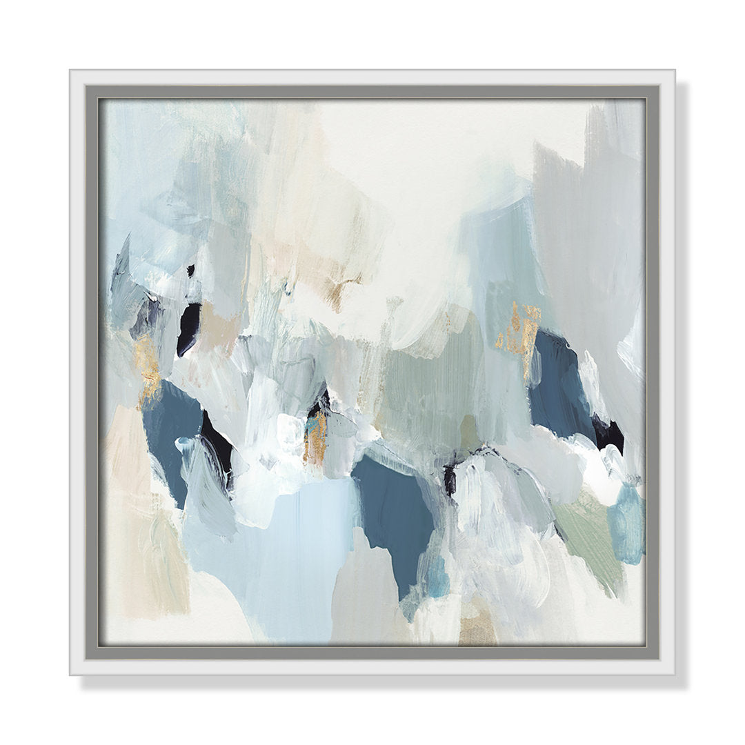 Little Talks II by Isabelle Z - Picture Frame Print on Canvas Casa Fine Arts Size: 13.5" H x 13.5" W x 2" D Format: White Framed Canvas