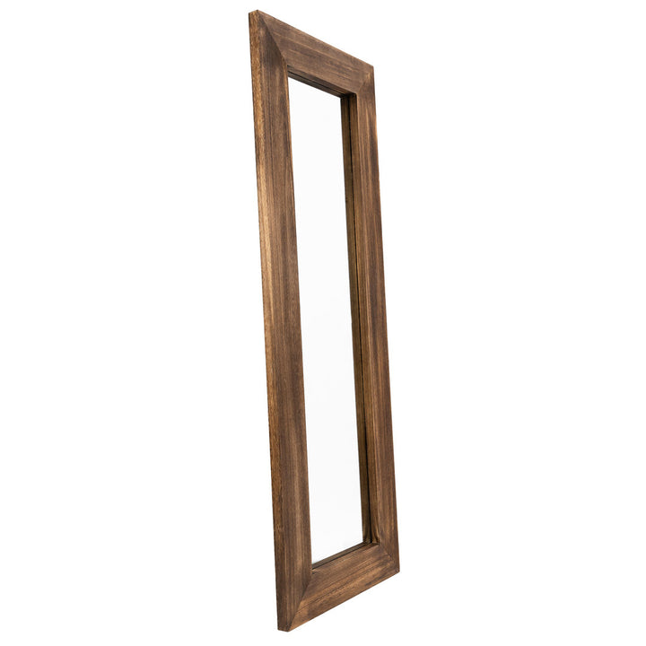 Larimar Wood Framed Leaning Full Length Mirror in Nutural Color Millwood Pines