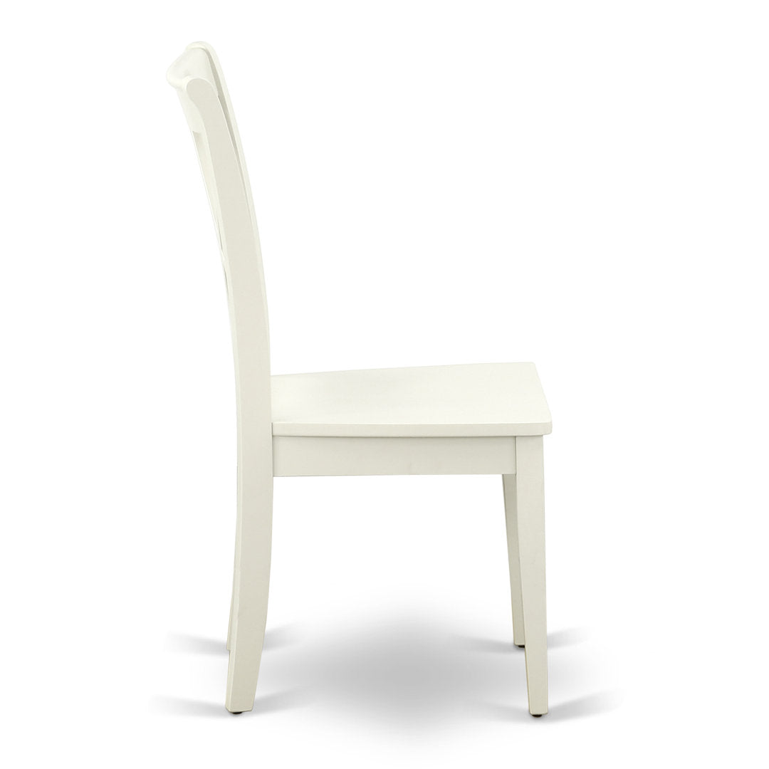 Letitia Solid Wood Double X-Back Side Chair (Set of 2) Lark Manor™ Color: Linen White