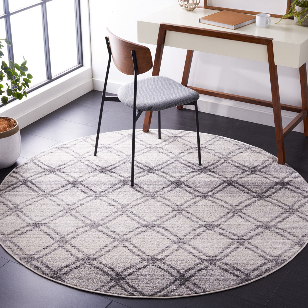 Muniz Performance Geometric Rug Union Rustic Rug Size: Round 6'