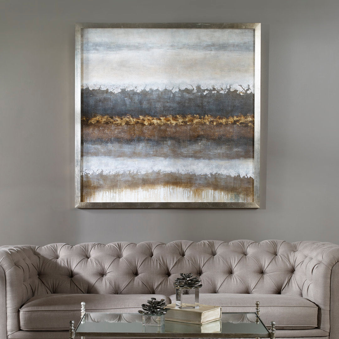 Sevine Layers - Picture Frame Painting on Canvas Birch Lane™