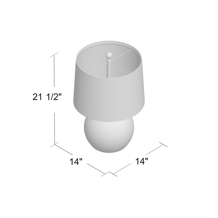 21" Cream Table Lamp Birch Lane™