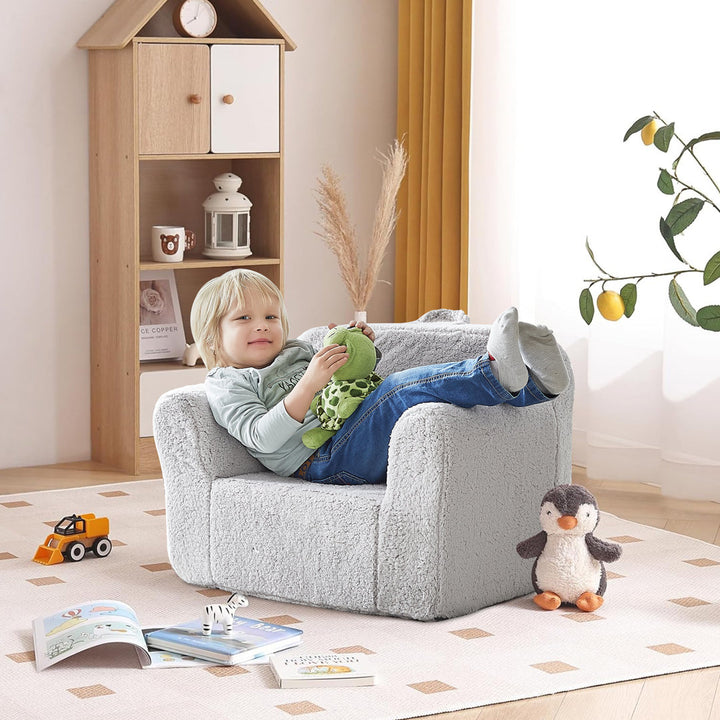Alexia Kids Club Chair Mack & Milo™ Color: Gray