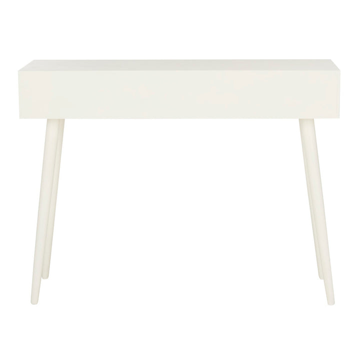 Brycon 41.8" Console Table George Oliver Color: Distressed White