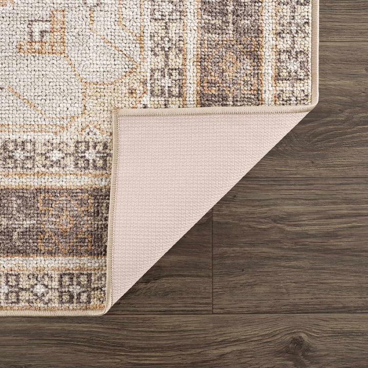 Albar Moroccan Machine Washable Brown Area Rug Foundry Select Rug Size: Rectangle 2'7" x 4'
