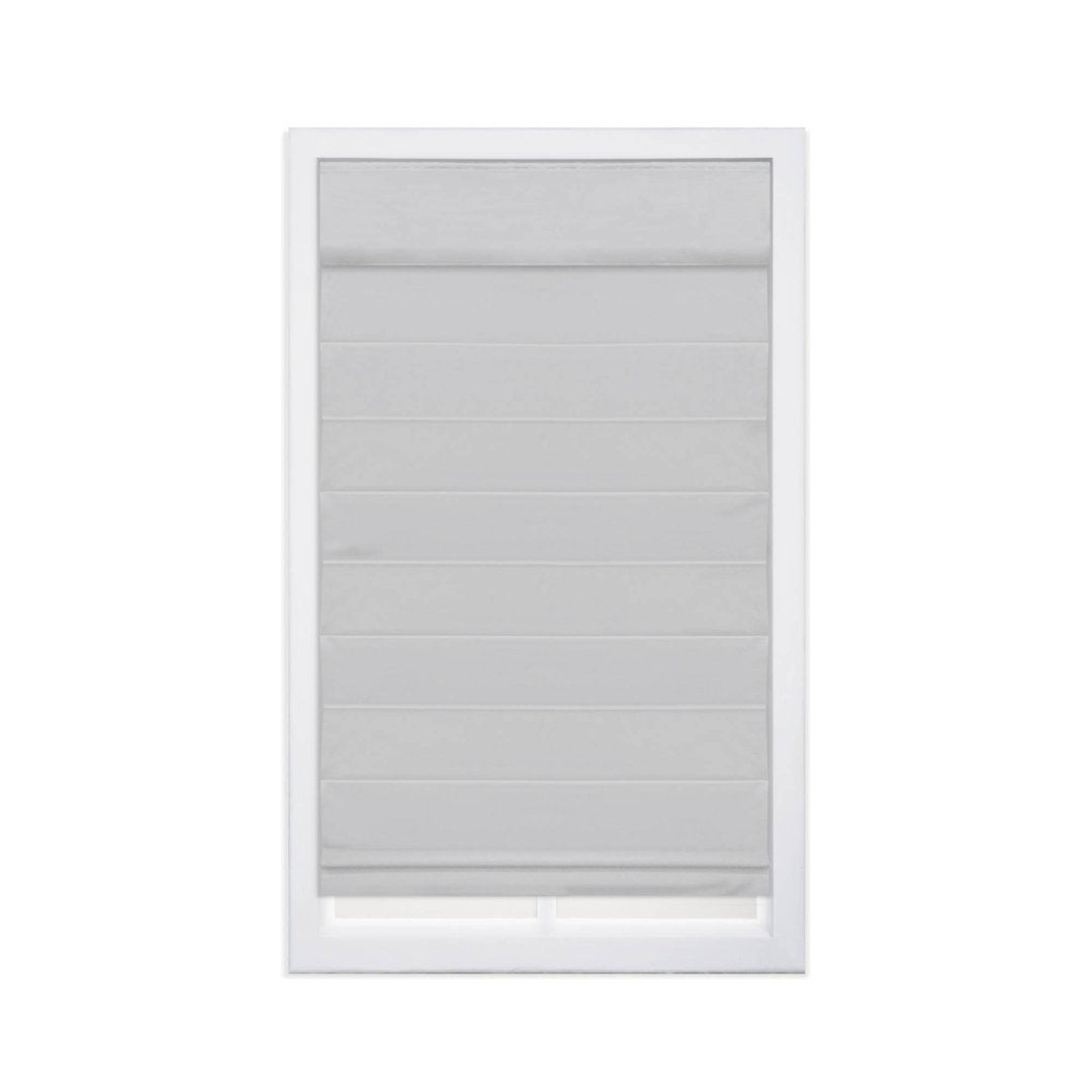 Cordless Blackout 100% Cotton Roman Shade with Cellular Shade Backing Symple Stuff Size: 48"W x 72"L Finish: Light Gray