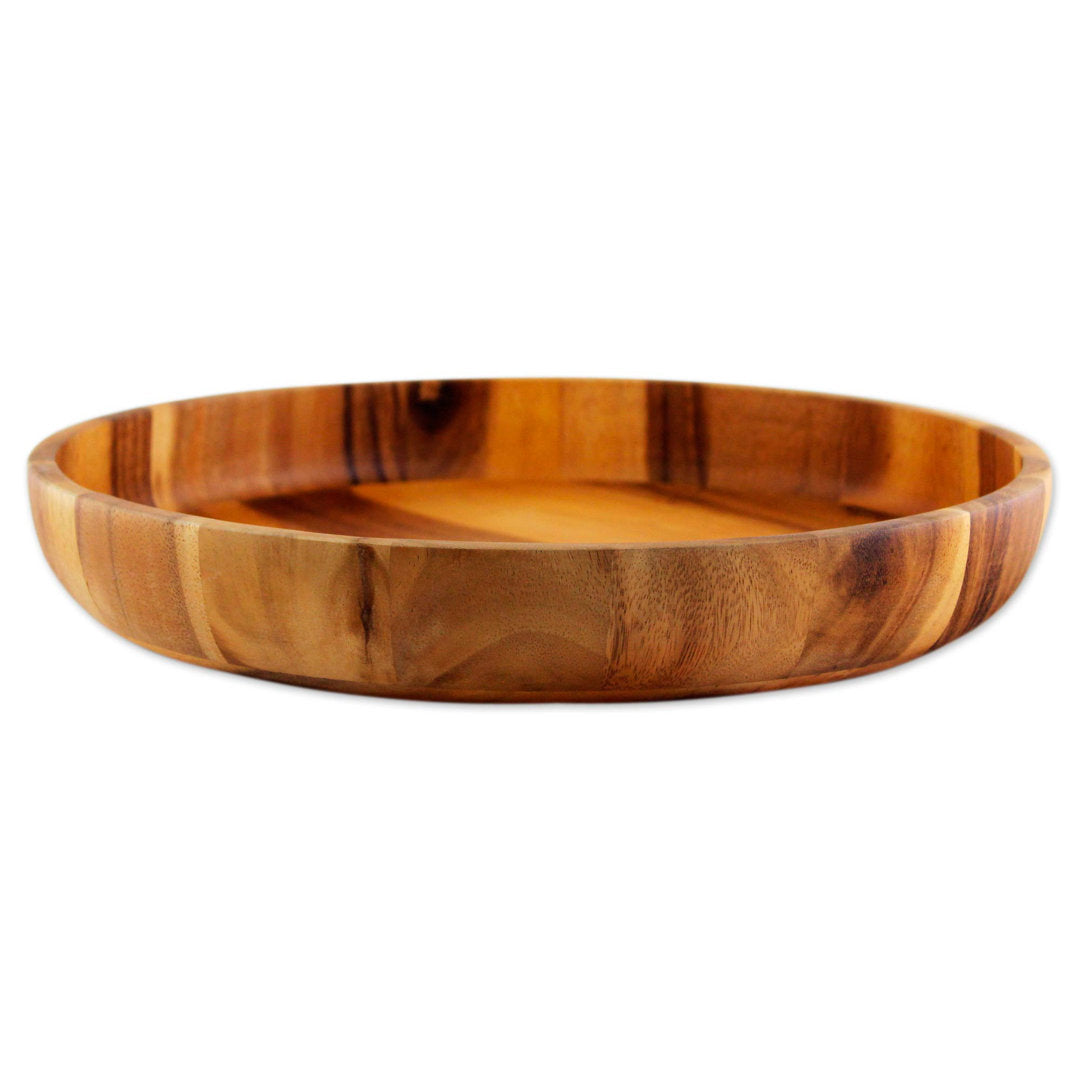 Acklin Nature Wood Serving Tray Union Rustic