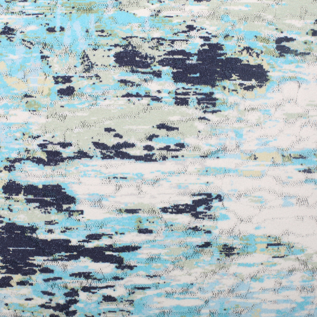 Jordana Square Pillow Cover & Insert Le Pouf Color: Teal