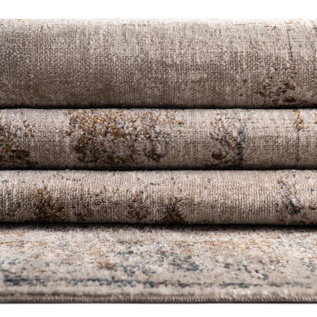 Arlindo Oriental Beige/Brown/Gray/Blue Area Rug Lark Manor™ Rug Size: Rectangle 3'3" x 5'3"