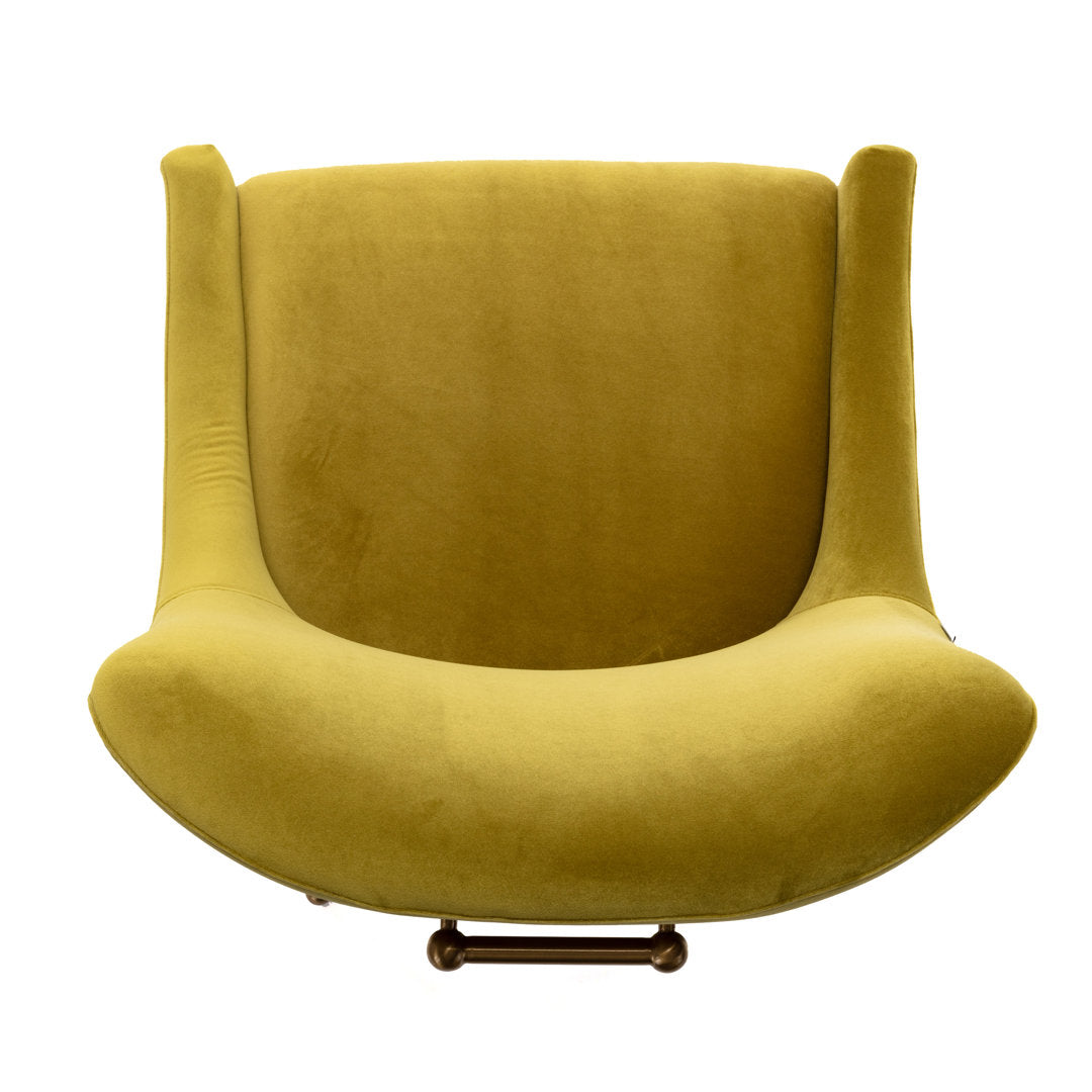 Surles Velvet Side Chair Everly Quinn Upholstery Color: Green