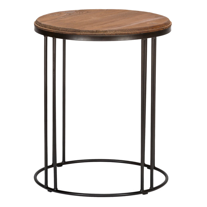 Abraxas Solid Wood Frame End Table Sand & Stable™