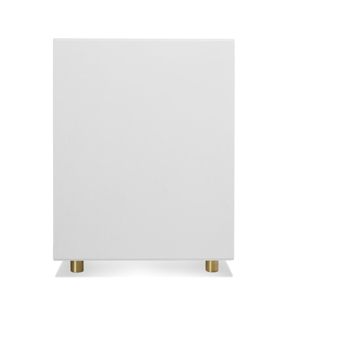Dang 2 - Drawer Vertical Filing Cabinet Blu Dot Color: White
