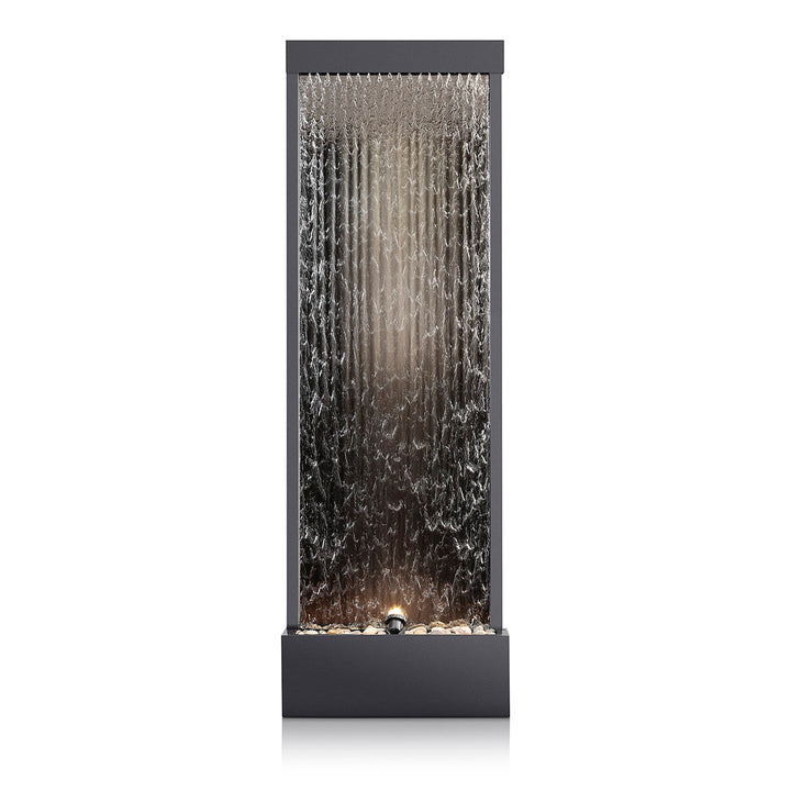 Statesboro Metal Mirror Fountain with Light Latitude Run® Color: Silver