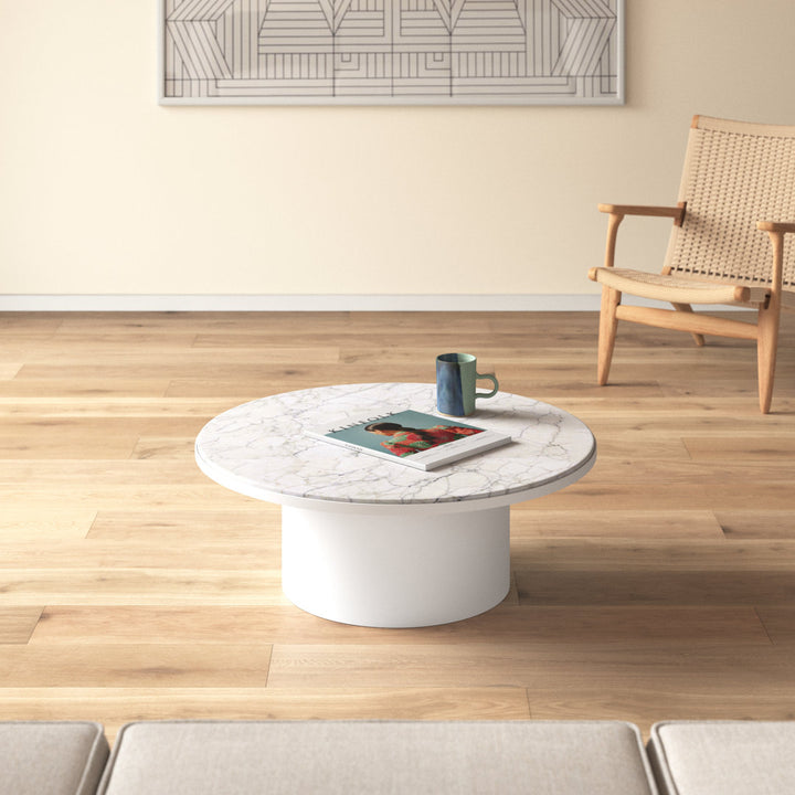 Plateau Coffee Table Blu Dot Table Base Color: White