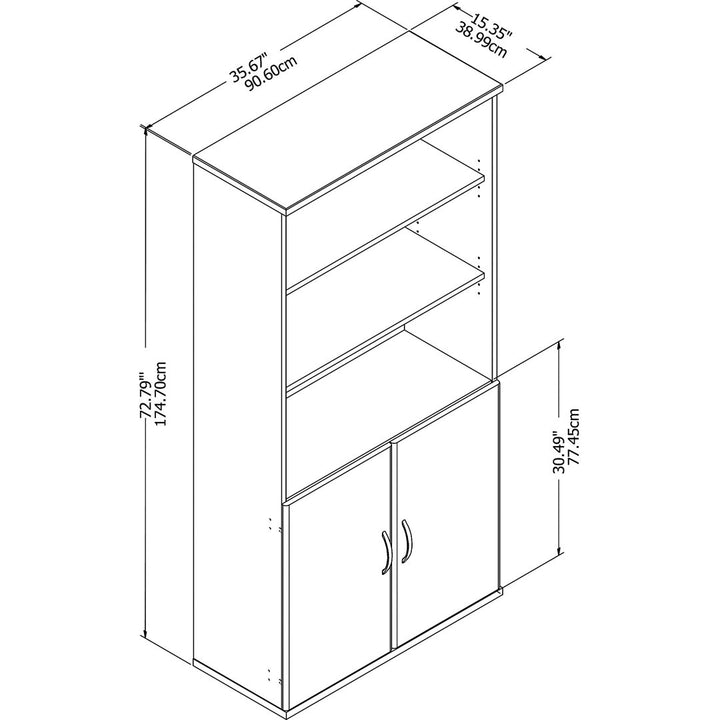 Easy Office Standard Bookcase Bush Business Furniture