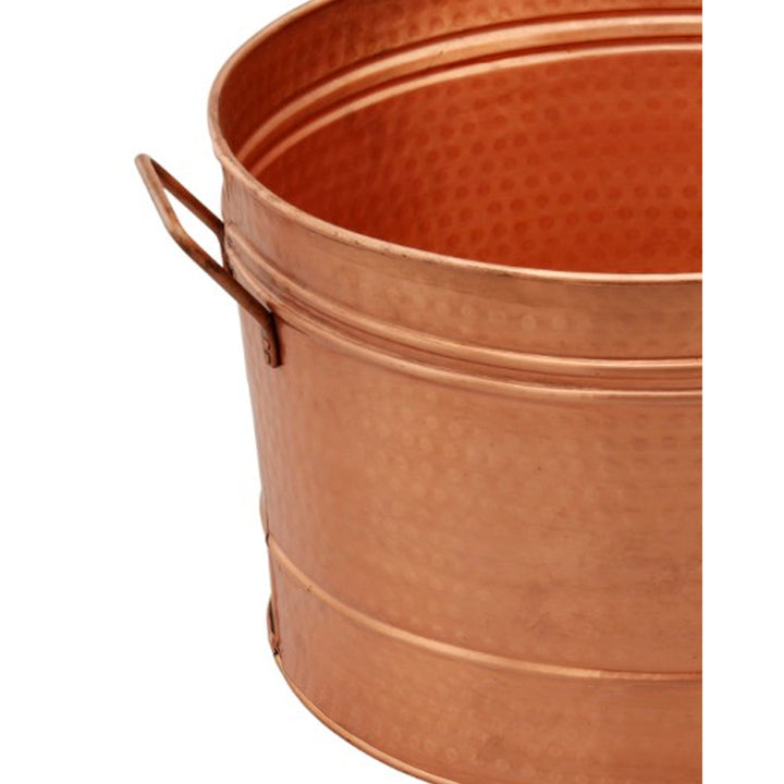Fatton Hammered Pattern Galvanized Beverage Tub Gracie Oaks
