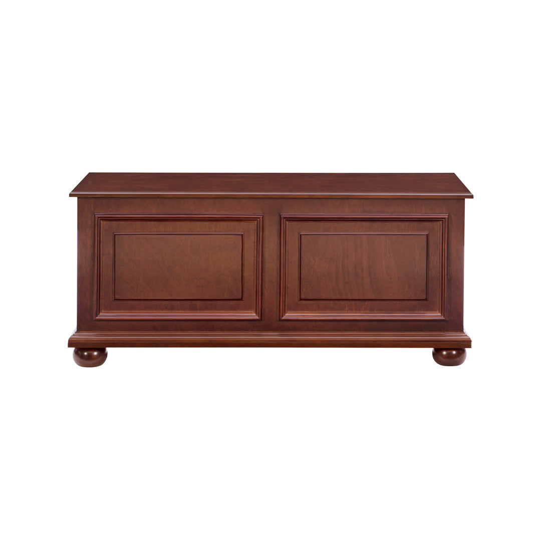 Chapman Solid Wood Blanket Storage Chest Alcott Hill® Color: Rich Cherry Brown
