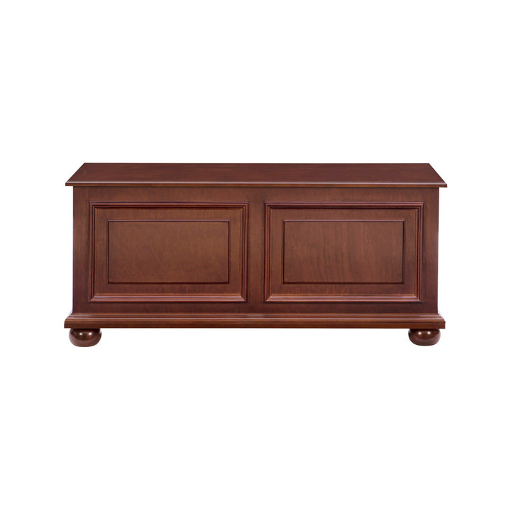 Chapman Solid Wood Blanket Storage Chest Alcott Hill® Color: Rich Cherry Brown