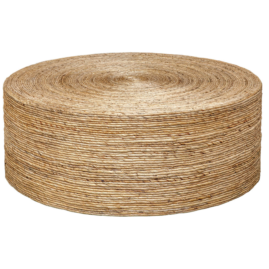 Evana Woven Drum Coffee Table Birch Lane™