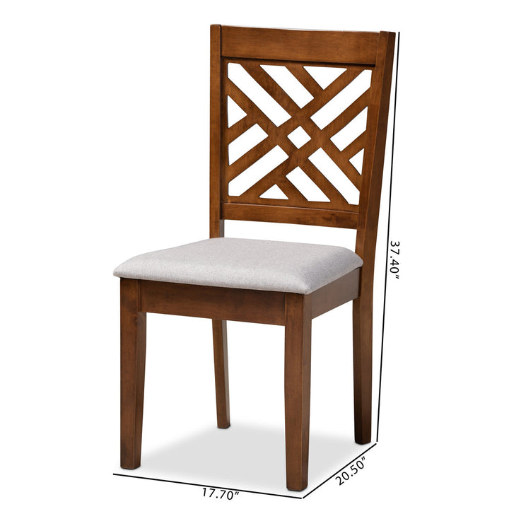 Brotanella Modern and Contemporary Upholstered Wood Dining Chair (Set of 4) Red Barrel Studio®