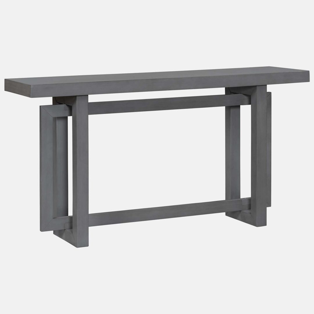 Thedrick 59" Extra Long Entryway Table Console Table 17 Stories Color: Dark Gray