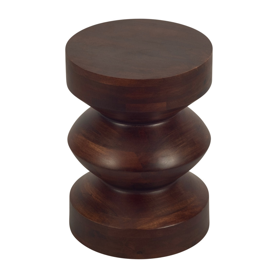 Maberley 18'' Tall Solid Wood Pedestal End Table Birch Lane™
