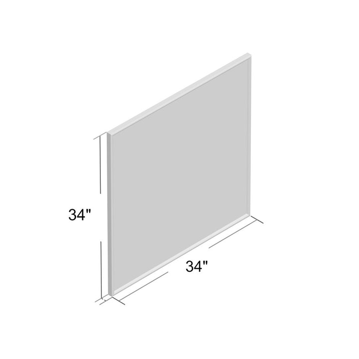 Derosier Accent Mirror Wade Logan® Size: 12" H x 12" W