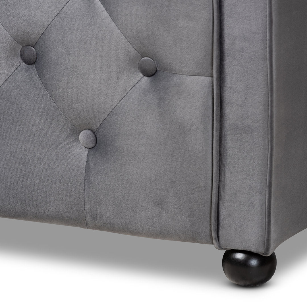 Whittlesey Solid Wood Daybed Rosdorf Park Color: Gray Size: Queen