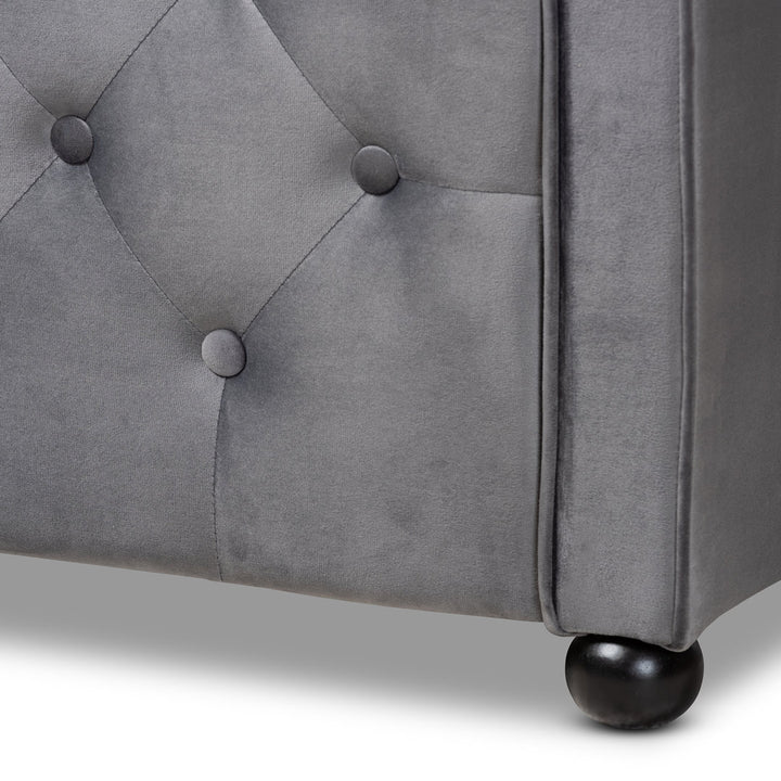 Whittlesey Solid Wood Daybed Rosdorf Park Color: Gray Size: Queen