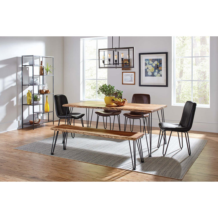 Donny Solid Wood Dining Table Ivy Bronx
