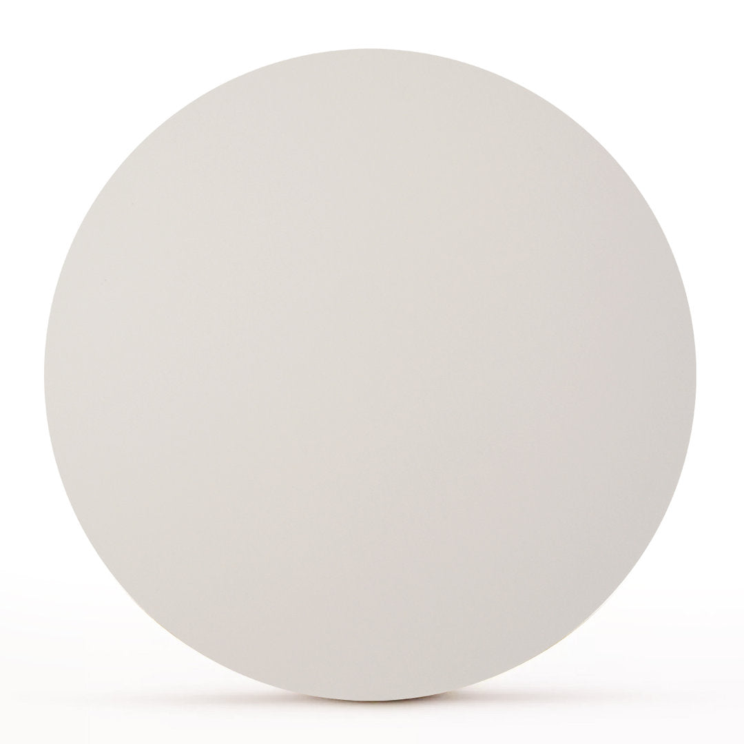 Agne 35" Round Pedestal Dining Table George Oliver Color: White
