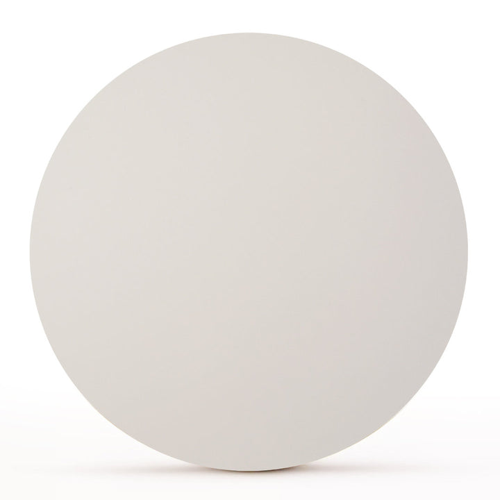 Agne 35" Round Pedestal Dining Table George Oliver Color: White