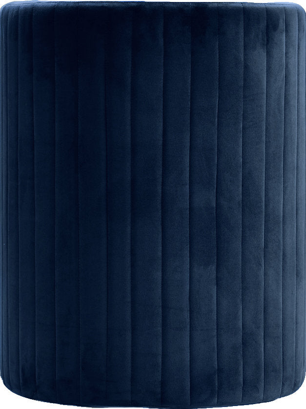 Amilliona Barrel Chair and Ottoman Wrought Studio™ Fabric: Navy