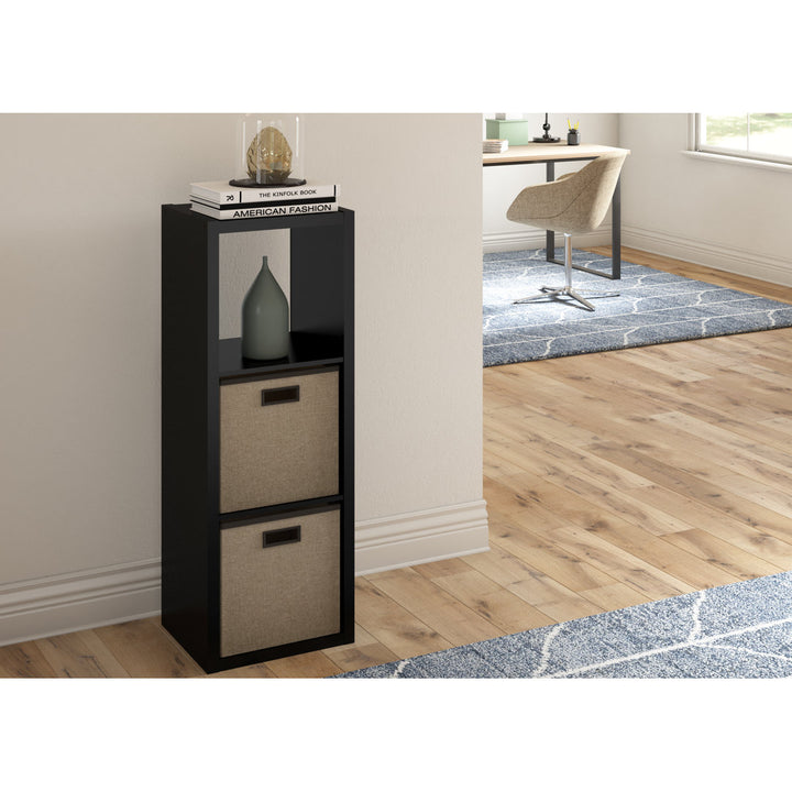 ClosetMaid 43.98" H x 15.87" W Cube Bookcase ClosetMaid Color: Black